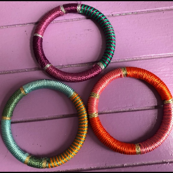 Set of 3 Loft wrapped bangles! - Picture 3 of 3